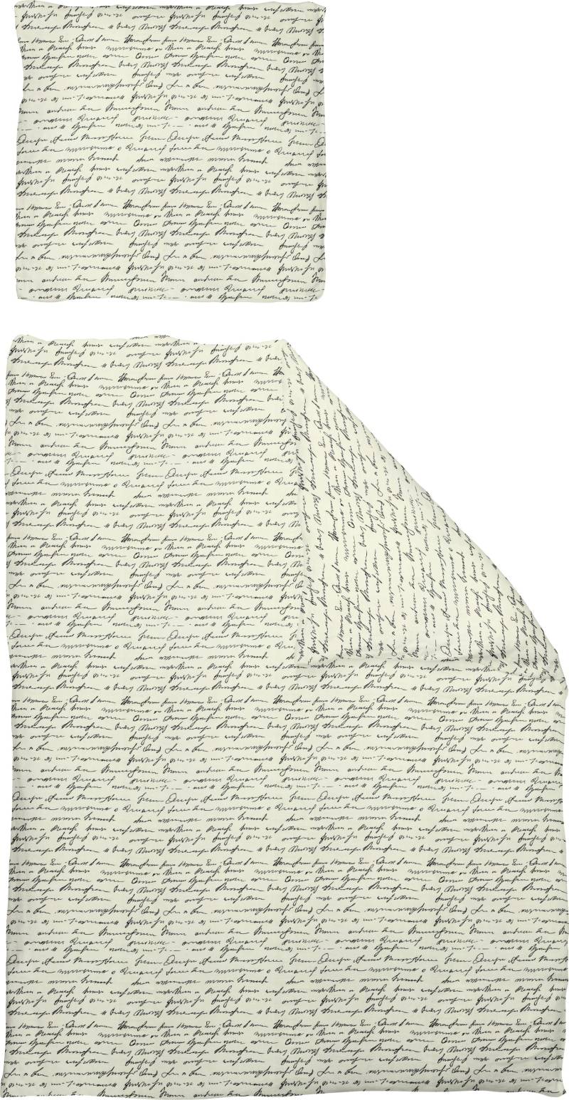 Adam Bettwäsche »Leinenbettwäsche Scribble«, aus Bio-Baumwolle von Adam