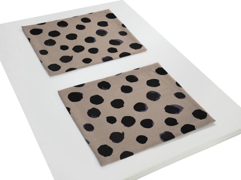 Adam Platzset »Dots«, (2 St.), aus Bio-Baumwolle,Made in Germany von Adam