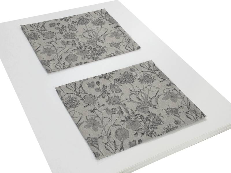 Adam Platzset »Flower Cuveé Light«, (2 St.), GOTS organic,zertifiziert durch CERES 0242,Made in Germany von Adam