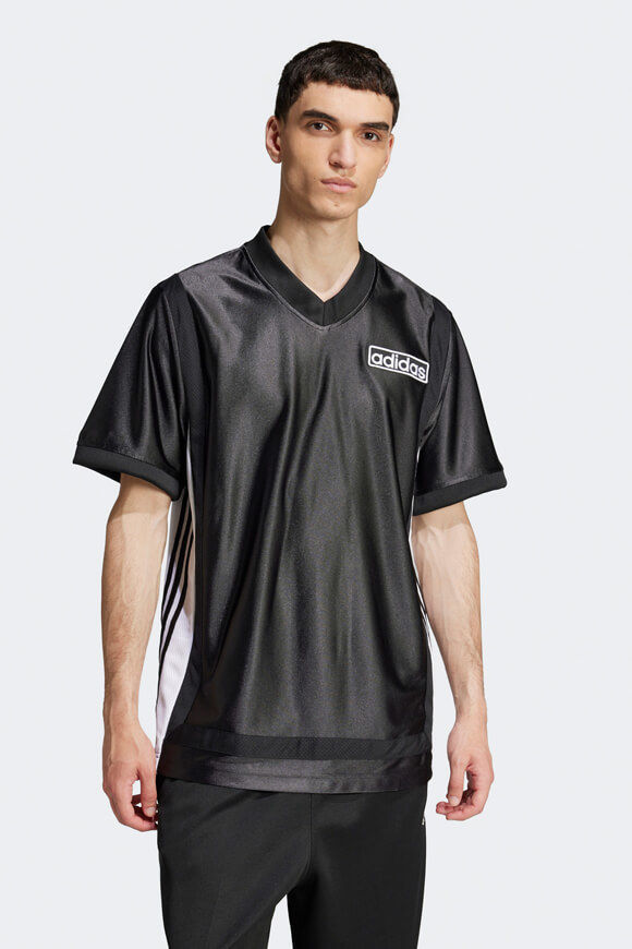 Adidas Originals Adibreak Satin T-Shirt | Black | Herren  | S von Adidas Originals