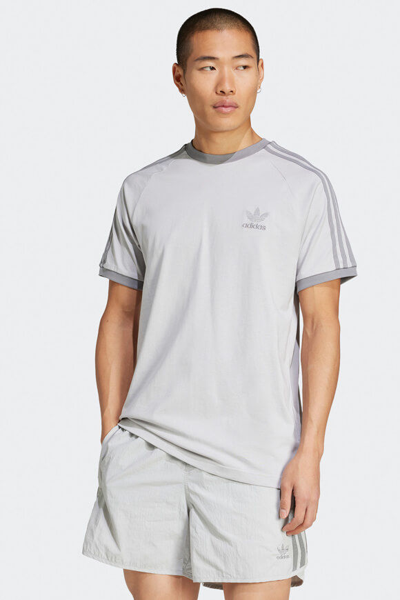 Adidas Originals Adicolor Classics 3-Stripes T-Shirt | Grey Two | Herren  | M von Adidas Originals
