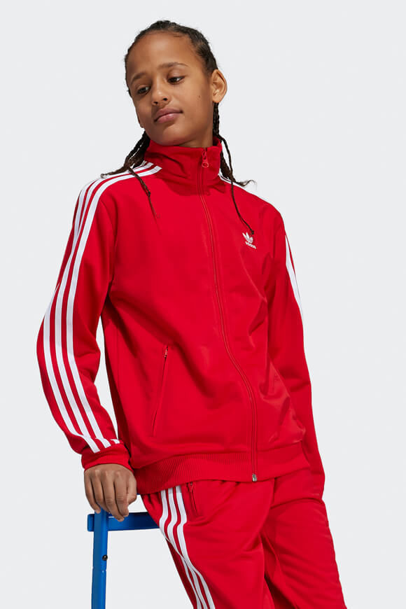 Adidas Originals Adicolor Firebird Oversize Trainingsjacke | Better Scarlet | Jungen  | 158 von Adidas Originals