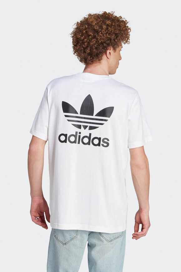 Adidas Originals B + F Trefoil Oversize T-Shirt | White + Black | Herren  | L von Adidas Originals