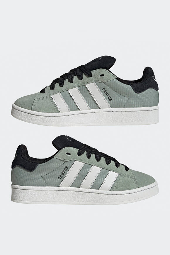 Adidas Originals Campus 00S Sneaker | Silver Green + Crystal White + Core Black | unisex  | EU38 2/3 von Adidas Originals
