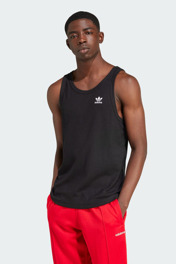 Adidas Originals Essentials geripptes Tanktop | Black | Herren  | L von Adidas Originals