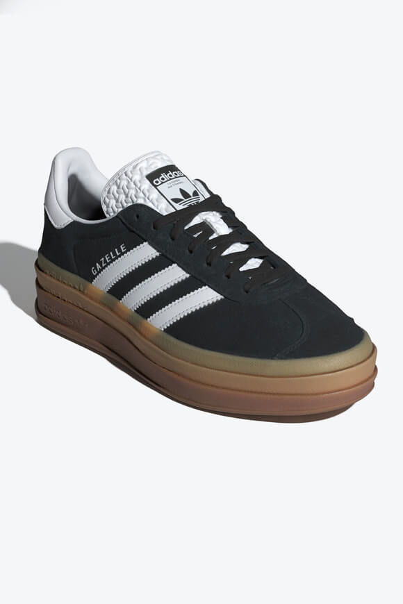 Adidas Originals Gazelle Bold Plateau Sneaker | Core Black + Footwear White | Damen  | EU36 2/3 von Adidas Originals