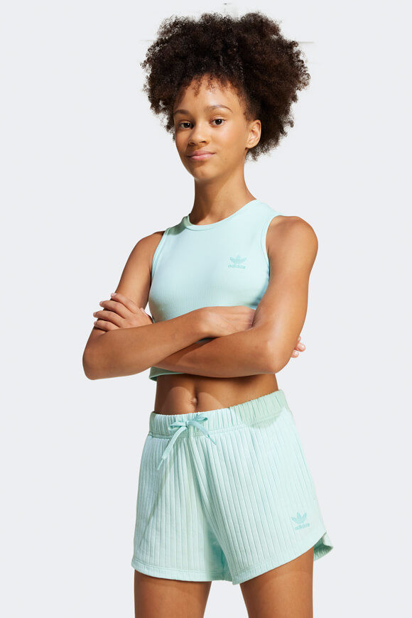 Adidas Originals Geripptes Crop Tanktop | Semi Flash Aqua | Mädchen | 164 Adidas Originals Geripptes Crop Tanktop | Semi Flash Aqua | Mädchen | 164 von Adidas Originals