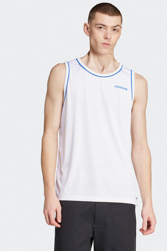 Adidas Originals Mesh Tanktop | White | Herren  | M von Adidas Originals