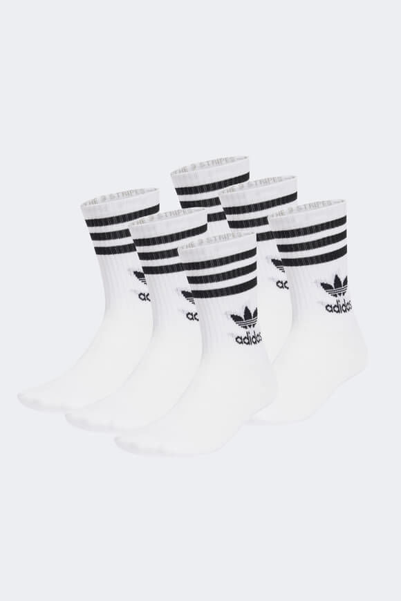 Adidas Originals Sechserpack Socken | White | unisex  | EU37-39 von Adidas Originals