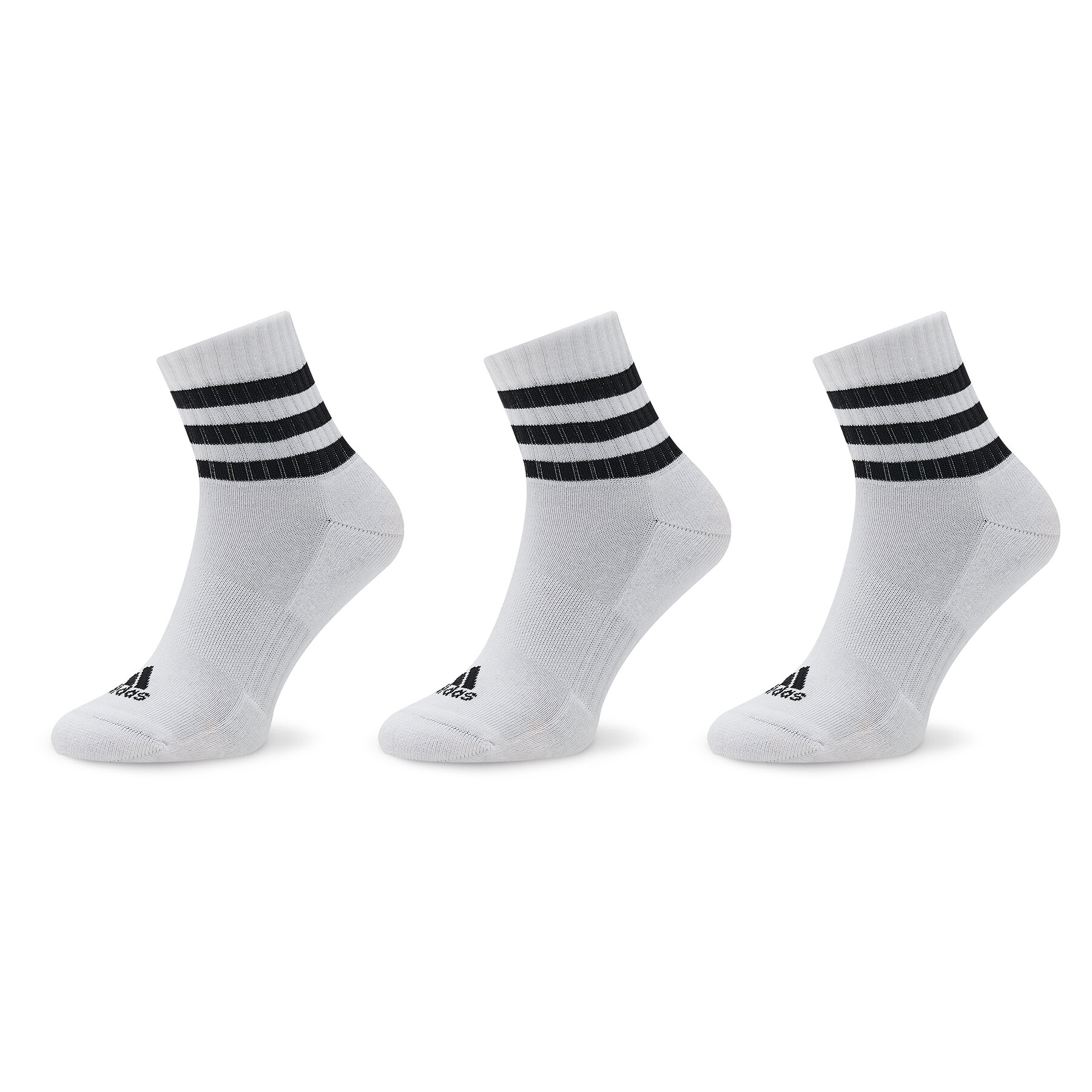 3er-Set hohe Unisex-Socken adidas 3S C Spw Mid 3P HT3456 White/Black von Adidas