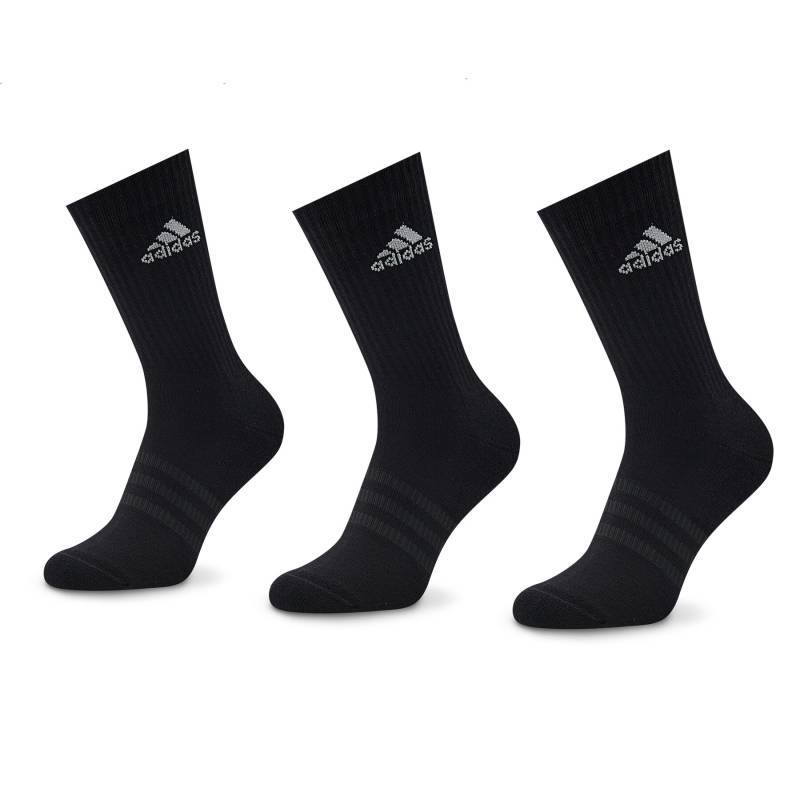 3er-Set hohe Unisex-Socken adidas Cushioned Crew IC1310 Black/White von Adidas