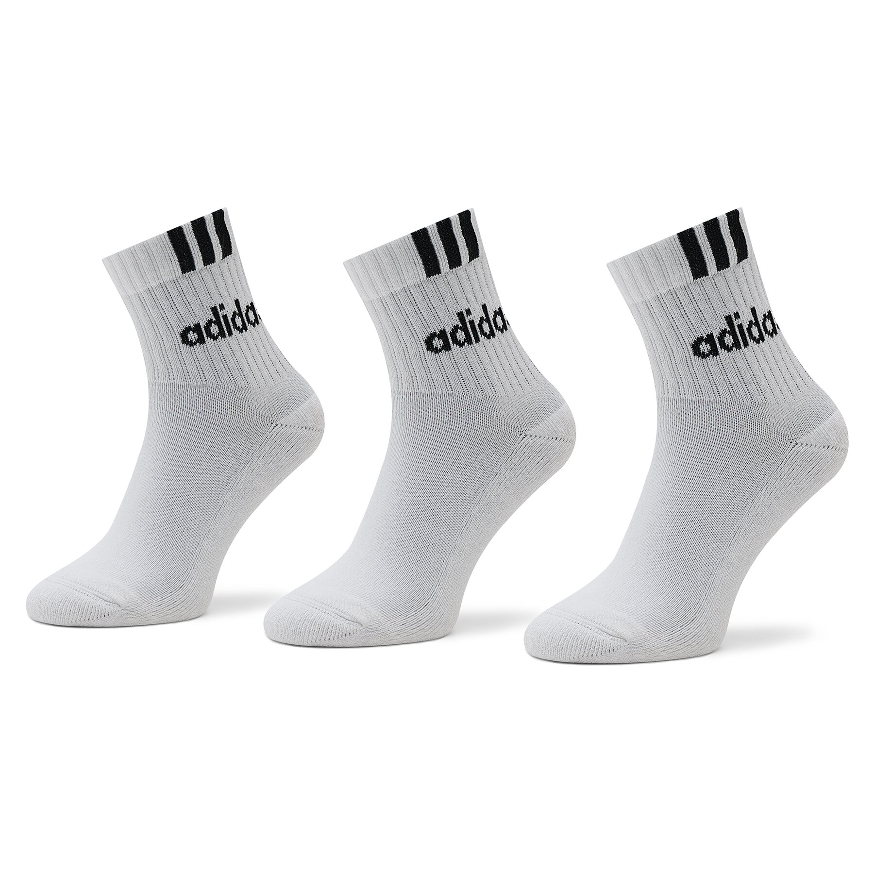 3er-Set hohe Unisex-Socken adidas HT3437 White von Adidas