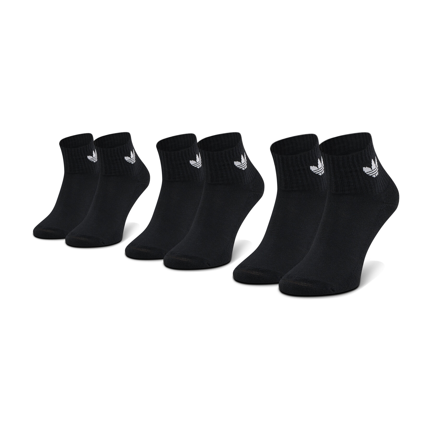 3er-Set hohe Unisex-Socken adidas Mid-Cut Crew FM0643 Black von Adidas