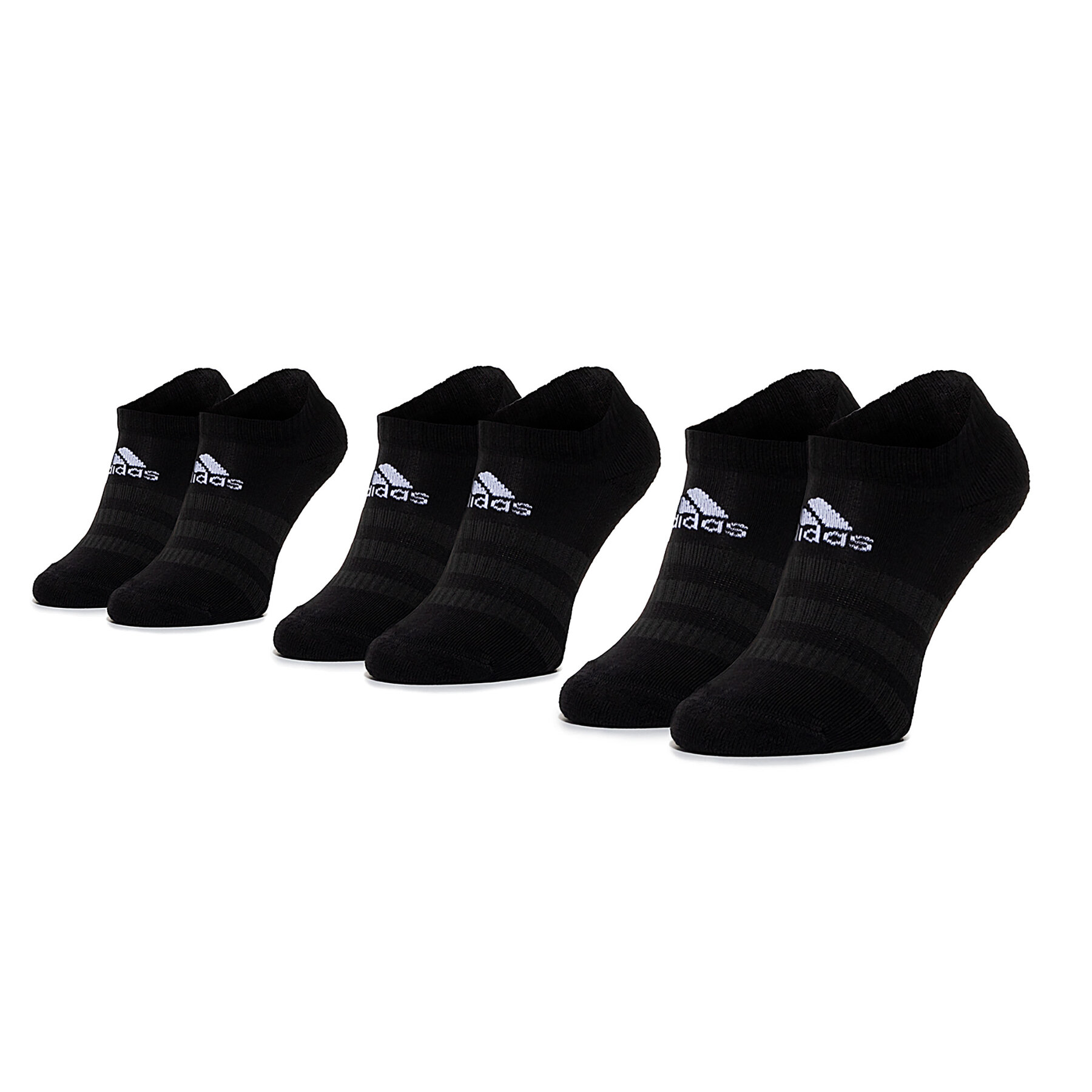 3er-Set niedrige Unisex-Socken adidas Cush Low 3PP DZ9385 Black/Black/Black von Adidas
