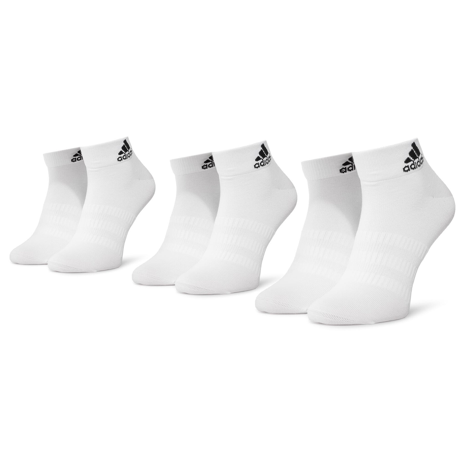3er-Set niedrige Unisex-Socken adidas Light Ank 3PP DZ9435 White/White/White von Adidas