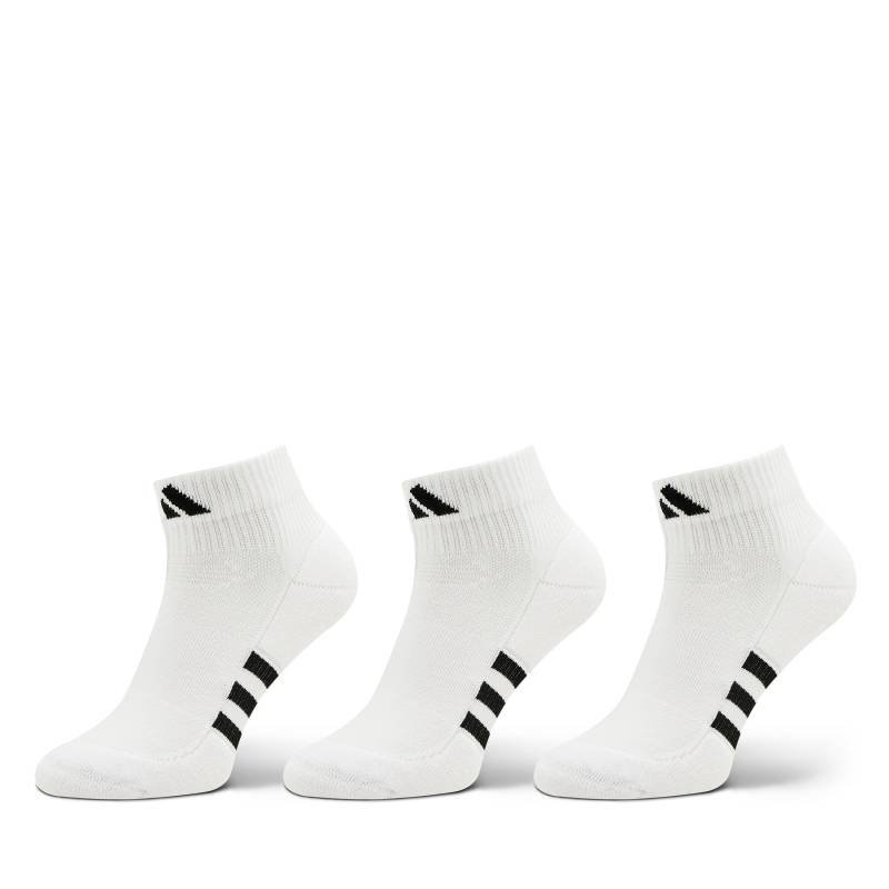3er-Set niedrige Unisex-Socken adidas Mid-Cut Socks 3 Pairs HT3450 White/White/White von Adidas
