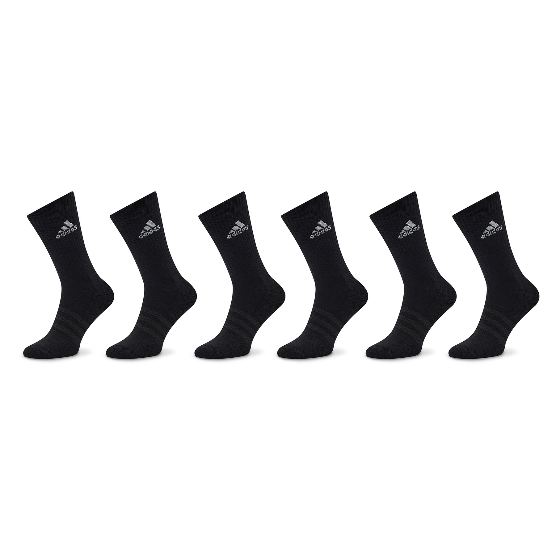 6er-Set hohe Unisex-Socken adidas Cushioned IC1316 Black/White von Adidas