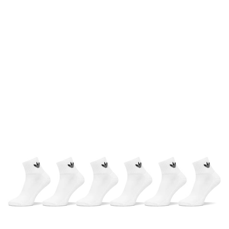 6er-Set niedrige Unisex-Socken adidas IJ5627 Weiß von Adidas