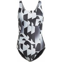 ADIDAS Damen Badeanzug 3-Streifen Graphic schwarz | 38 von Adidas