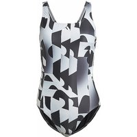 ADIDAS Damen Badeanzug 3-Streifen Graphic schwarz | 42 von Adidas