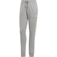 ADIDAS Damen Jogginghose Essentials 3-Stripes French Terry Cuffed hellgrau | XS von Adidas