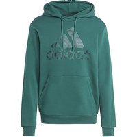 ADIDAS Herren Hoodie Essentials French Terry Big Logo dunkelgrün | S von Adidas