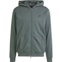 ADIDAS Herren Kapuzenjacke Pump Workout olive | M von Adidas