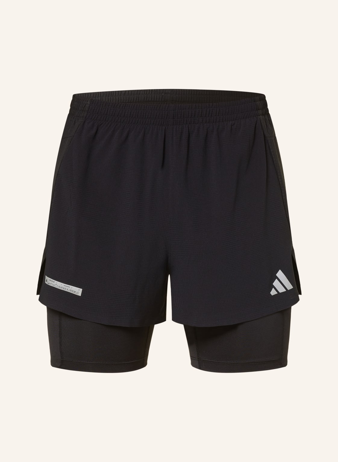 Adidas 2-In-1-Laufshorts Ultimateadidas schwarz von Adidas