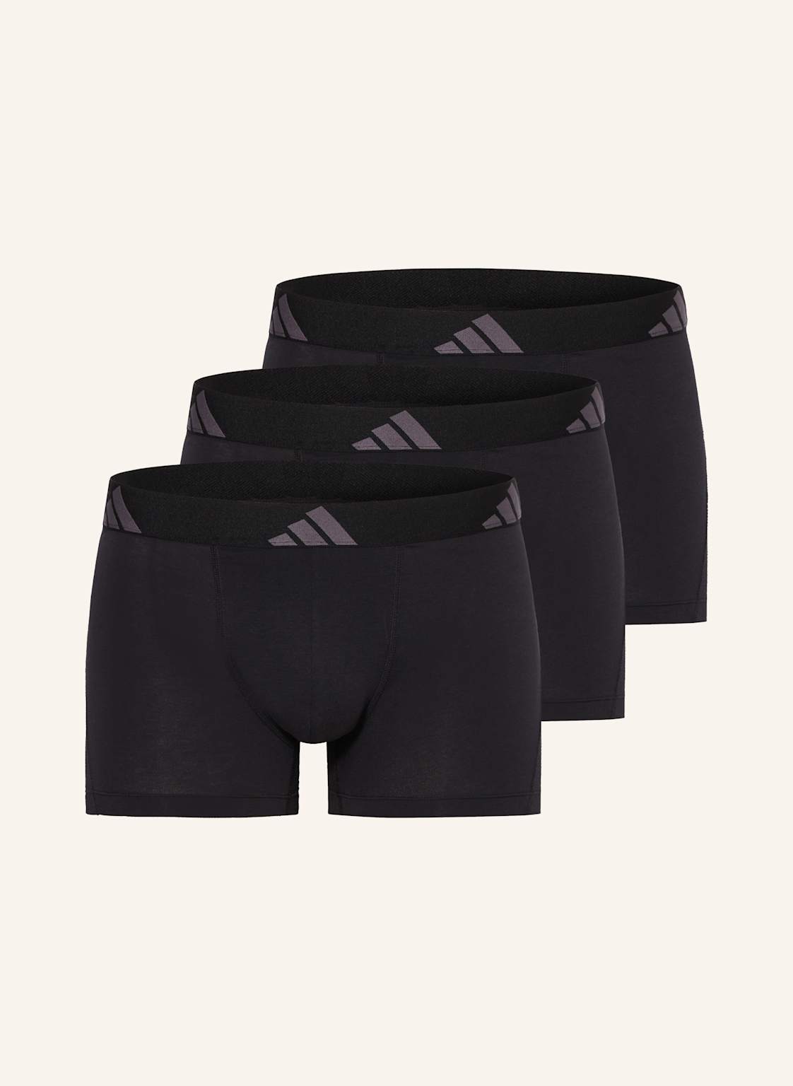 Adidas 3er-Pack Boxershorts Active Flex Cotton schwarz Adidas 3er-Pack Boxershorts Active Flex Cotton schwarz von Adidas