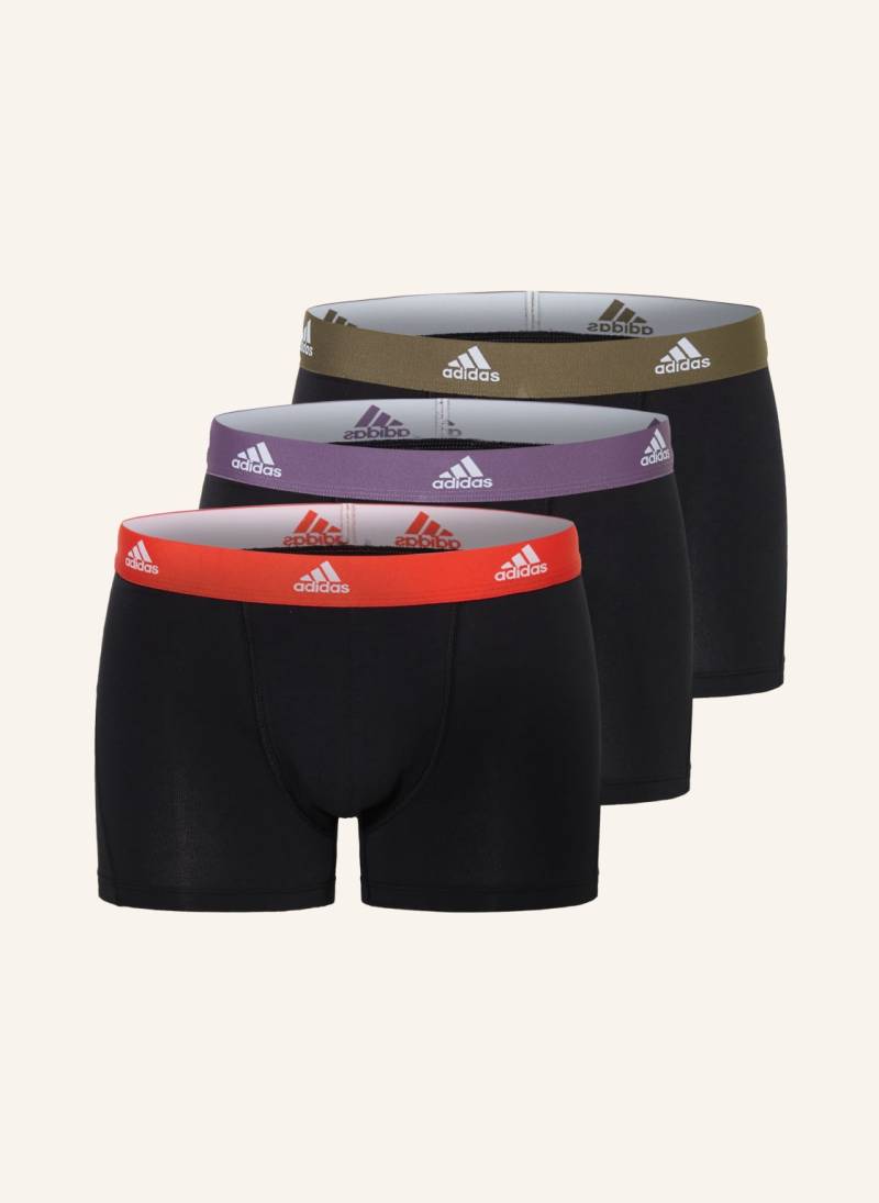 Adidas 3er-Pack Boxershorts Active Flex Cotton schwarz von Adidas