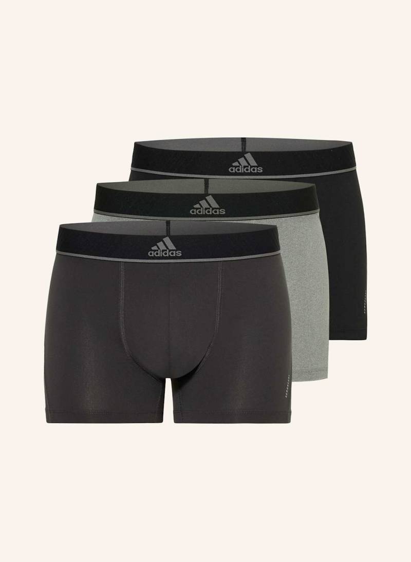 Adidas 3er-Pack Boxershorts Active Micro Flex Eco grau von Adidas