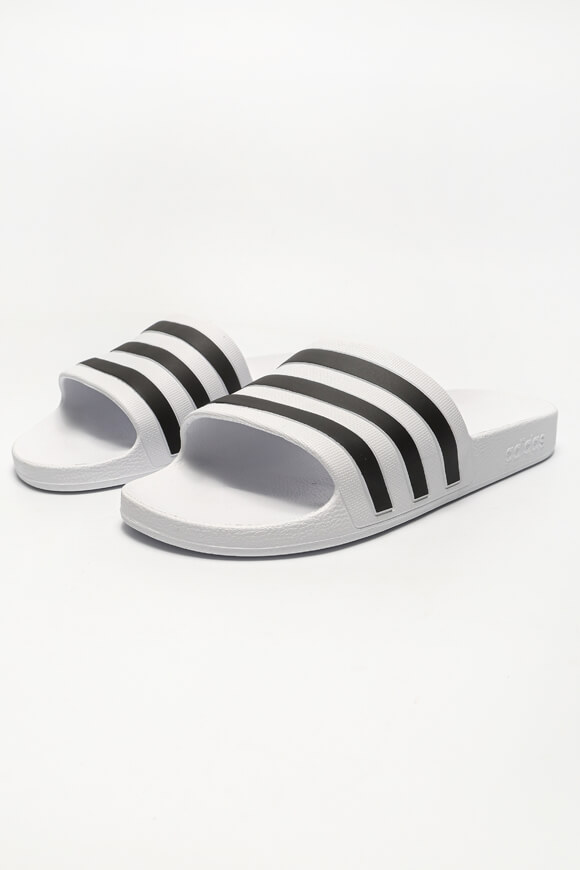 Adidas Adilette Aqua Pantoletten | Cloud White + Core Black | Herren  | EU40 von Adidas