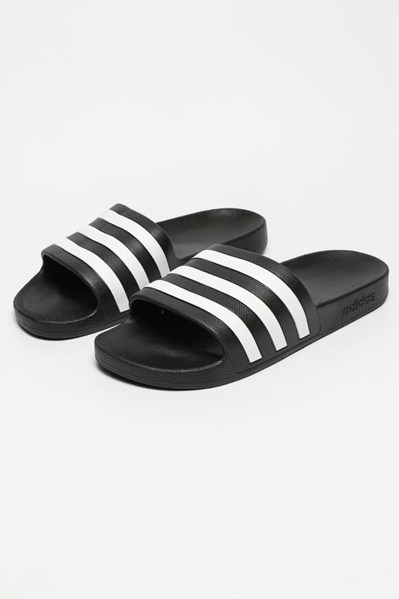 Adidas Adilette Aqua Pantoletten | Core Schwarz + Weiss | Herren  | EU43 von Adidas