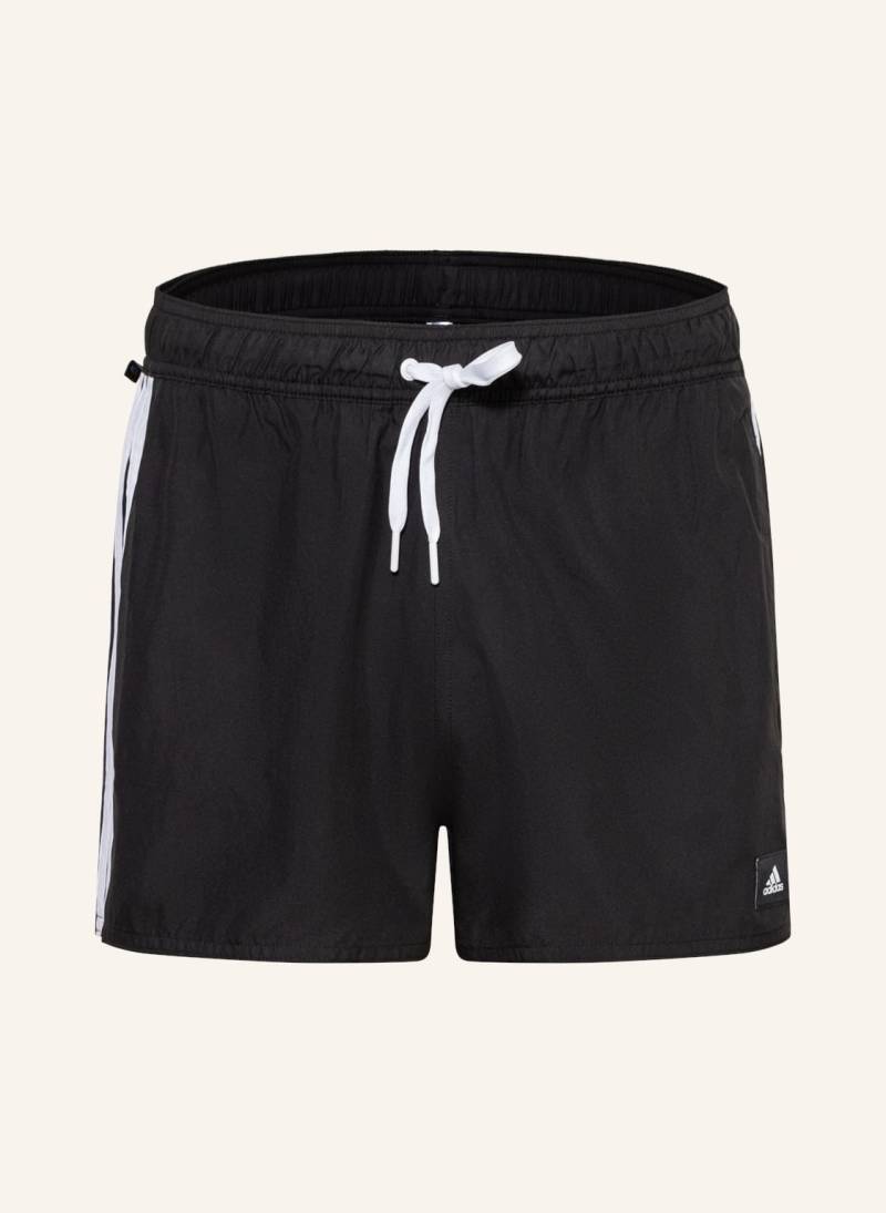 Adidas Badeshorts 3-Streifen Clx schwarz von Adidas