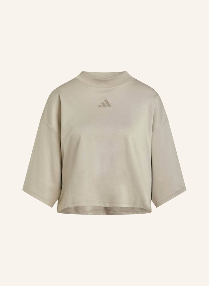 Adidas Cropped-Shirt City Escape Loose braun von Adidas