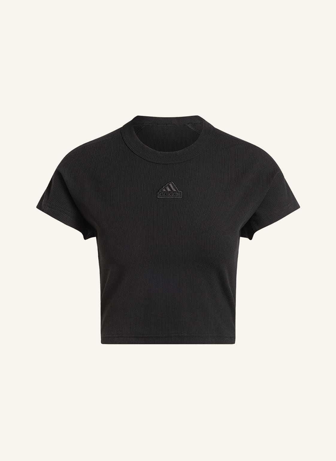 Adidas Cropped-Shirt schwarz von Adidas