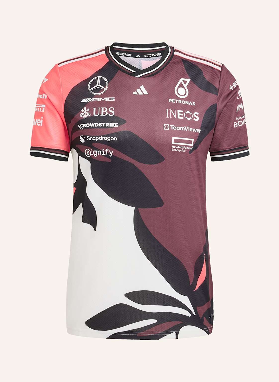 Adidas Funktionsshirt Mercedes - Amg Petronas Formula One Team Driver rot von Adidas