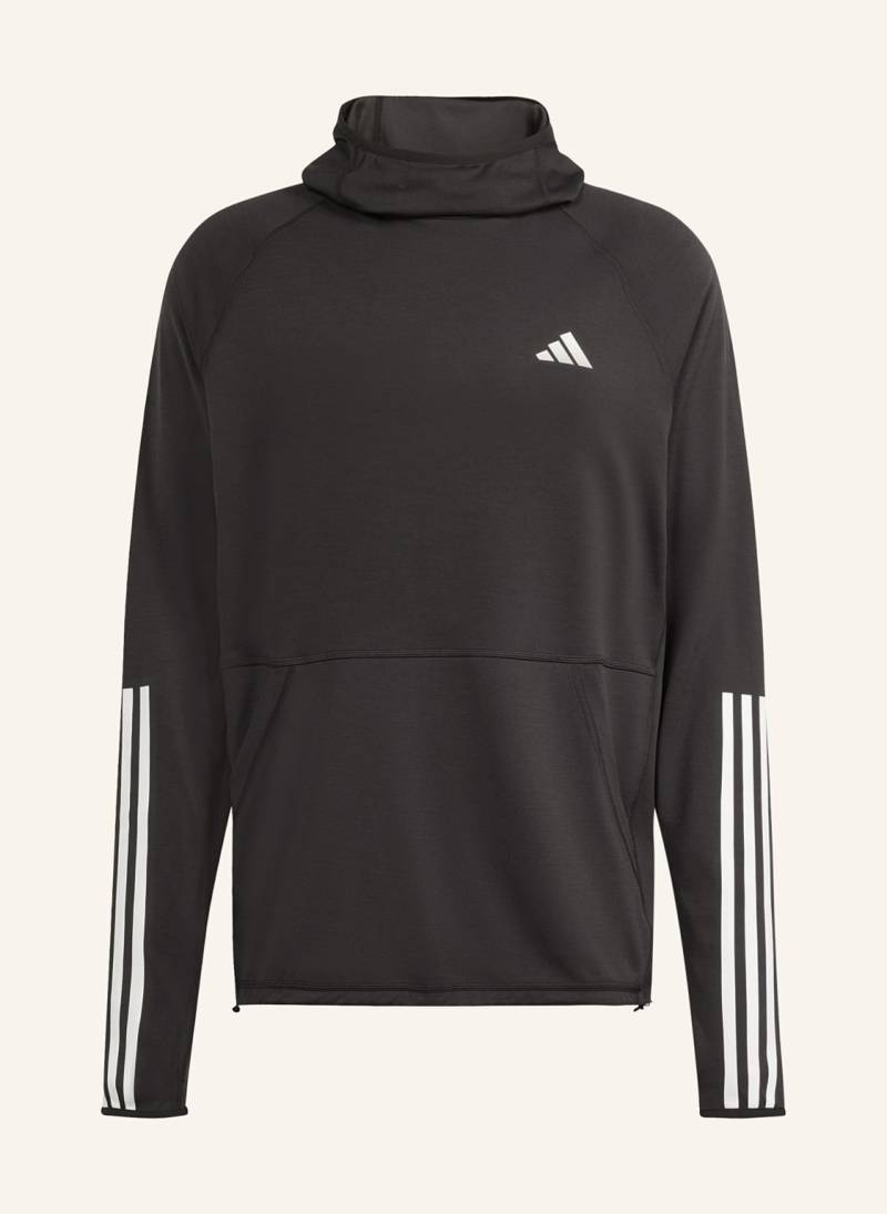 Adidas Hoodie Own The Run schwarz von Adidas