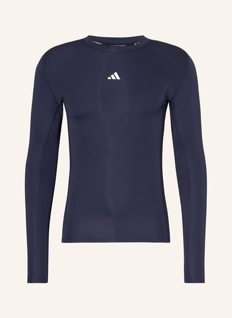 Adidas Longsleeve Techfit Compression Training schwarz von Adidas