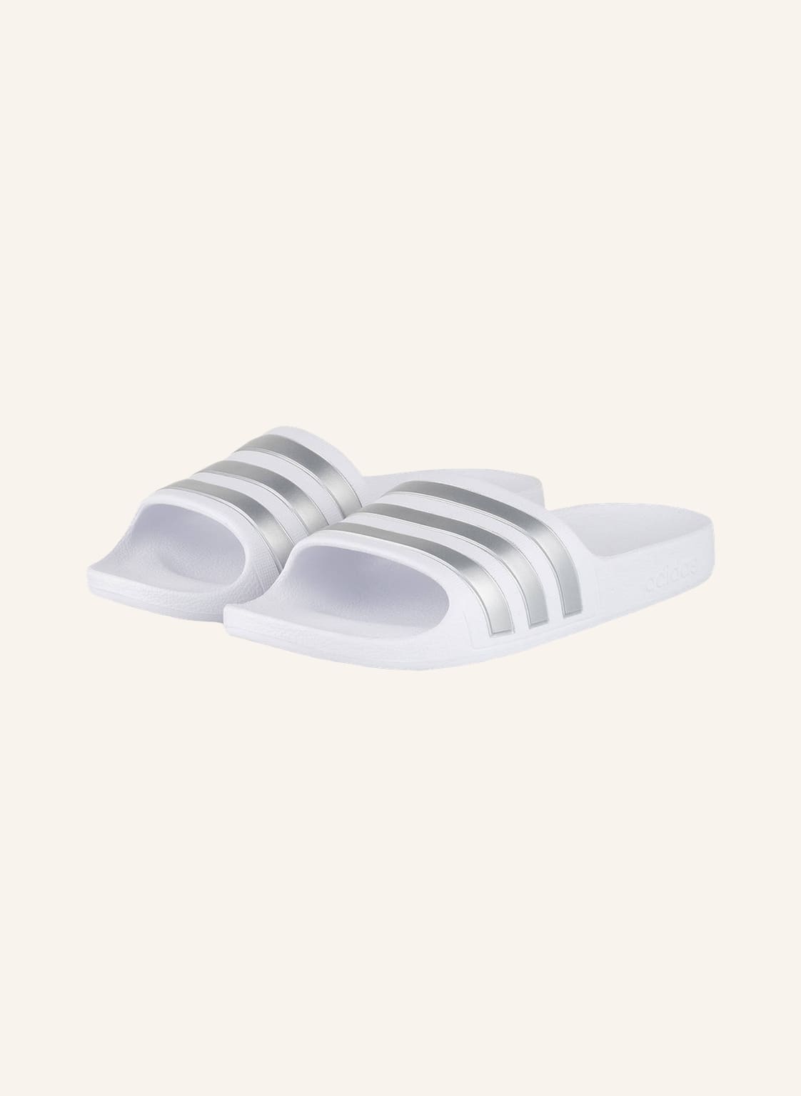 Adidas Pantoletten Adilette Aqua weiss von Adidas