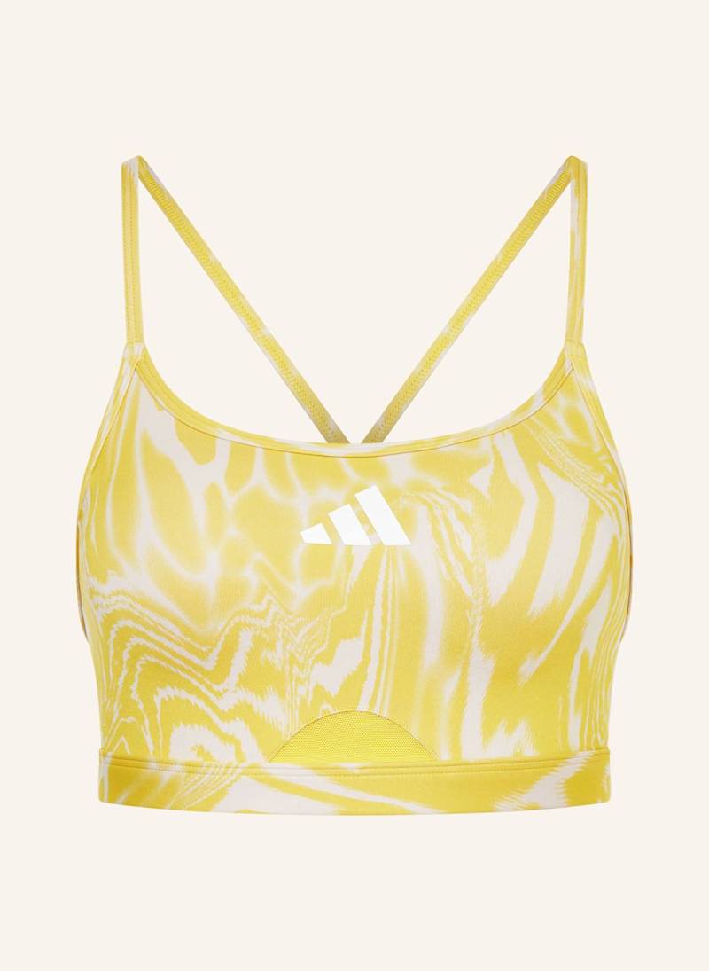 Adidas Sport-Bh Aeroreact Training gelb von Adidas
