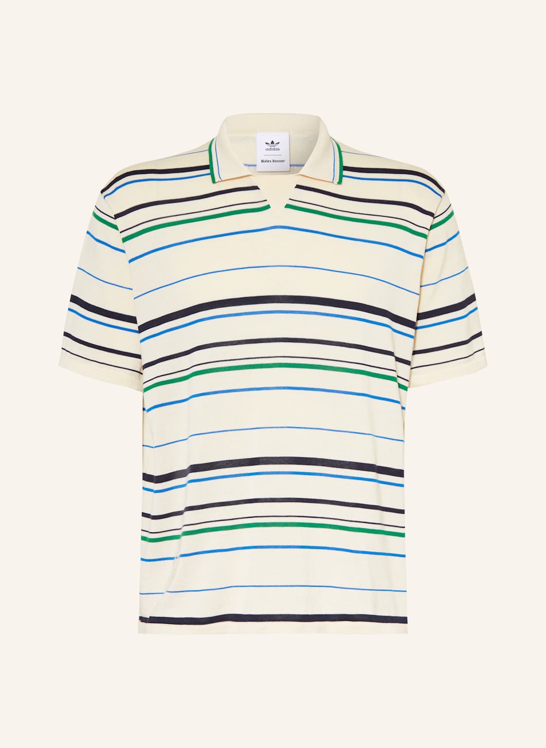 Adidas Strick-Poloshirt Wb Knit beige Adidas Strick-Poloshirt Wb Knit beige von Adidas