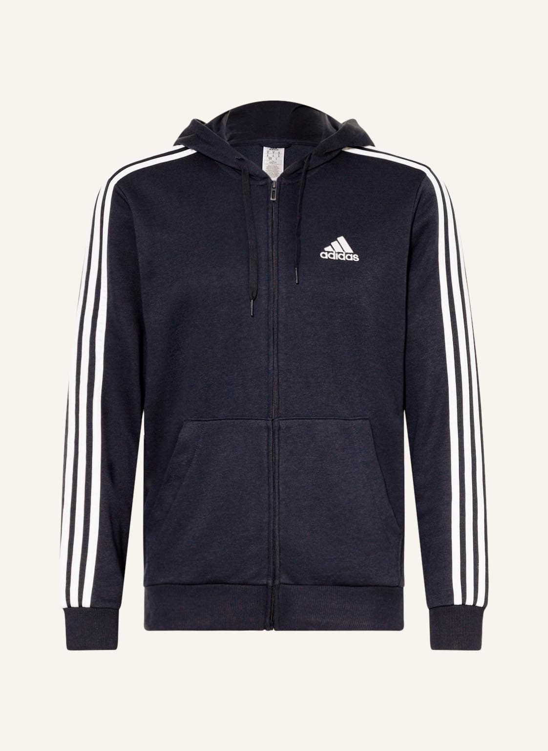 Adidas Sweatjacke Essentials Mit Galonstreifen blau von Adidas