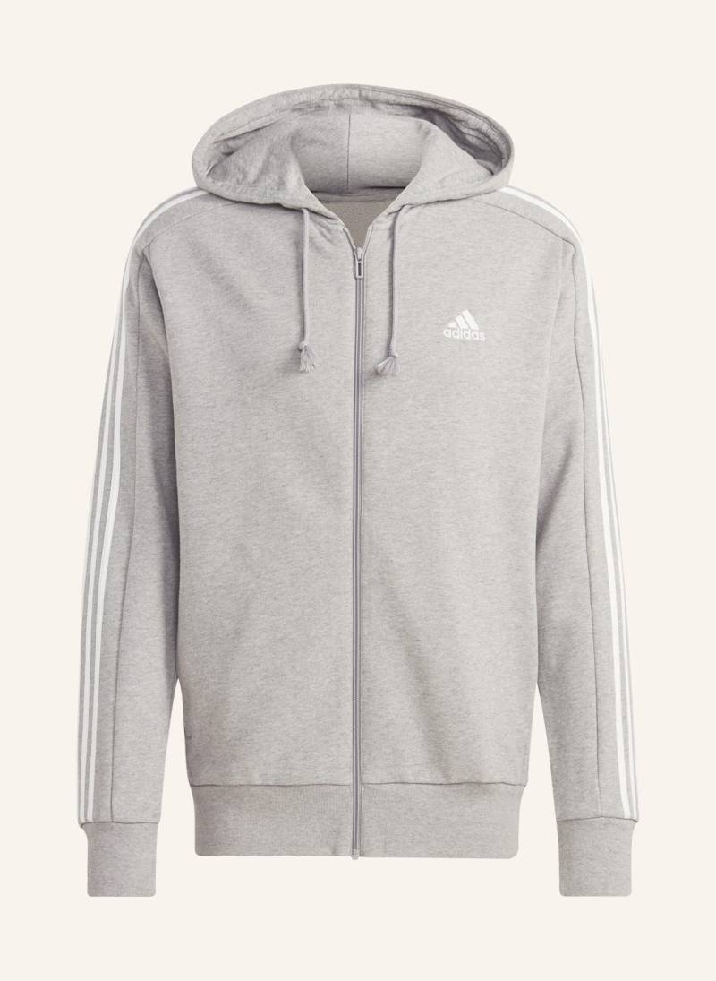 Adidas Sweatjacke Essentials grau von Adidas