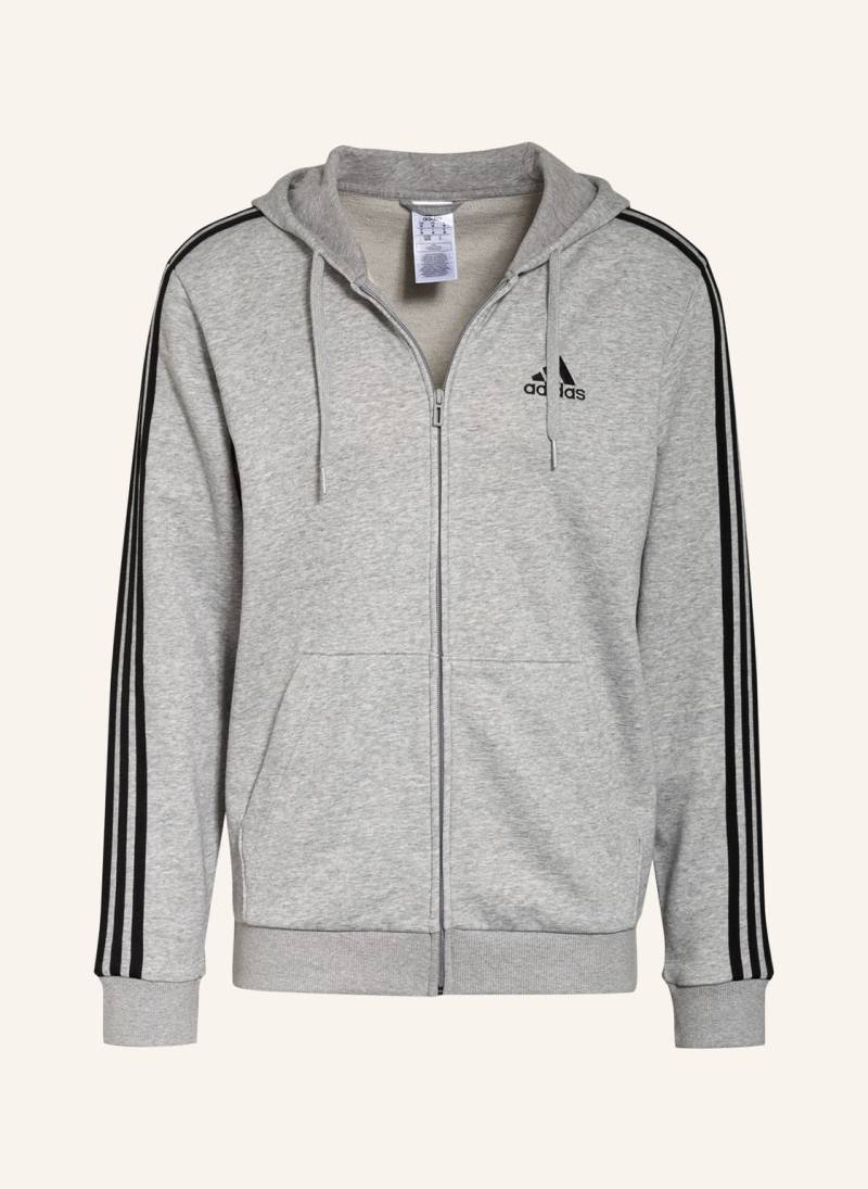 Adidas Sweatjacke Essentials grau von Adidas