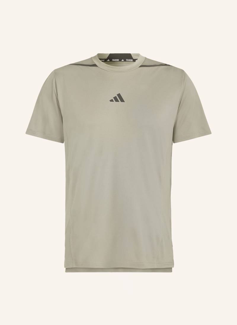 Adidas T-Shirt Designed For Training beige von Adidas