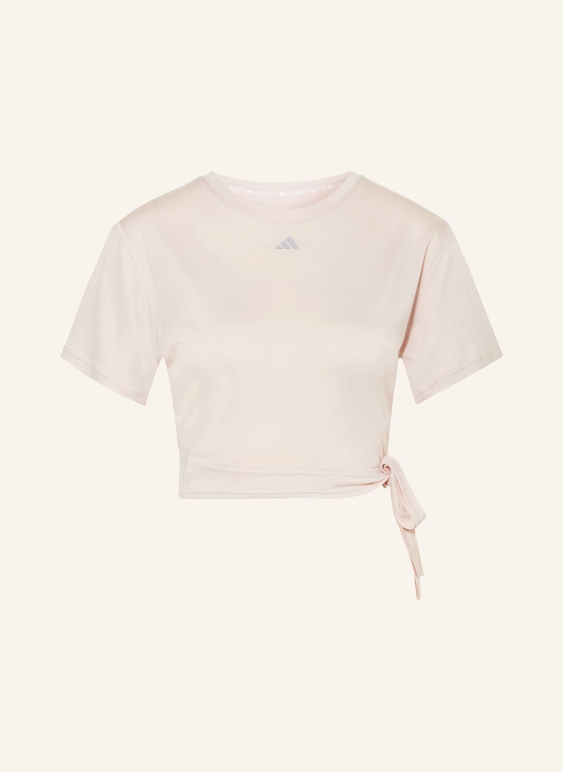 Adidas T-Shirt Mit Cut-Out rosa von Adidas