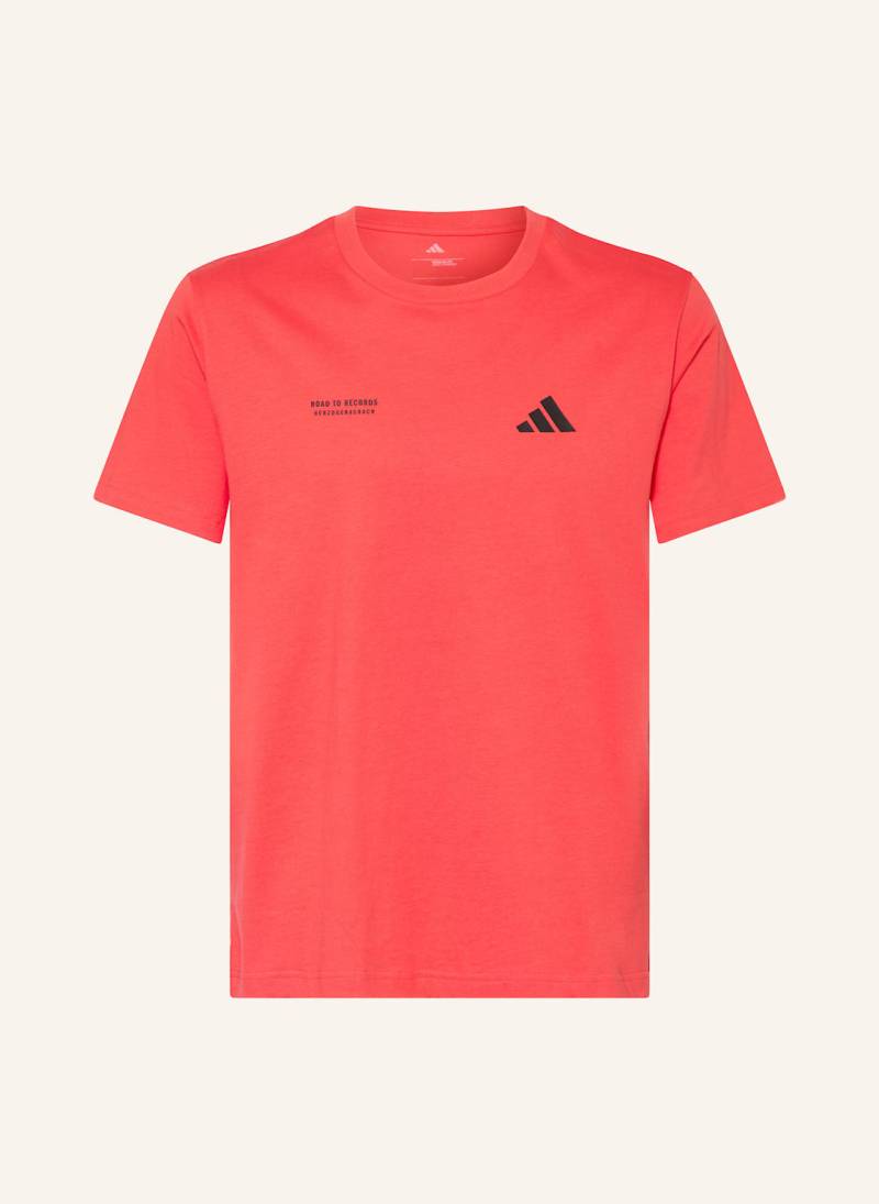 Adidas T-Shirt Road To Records Graphic Unitefit rot von Adidas