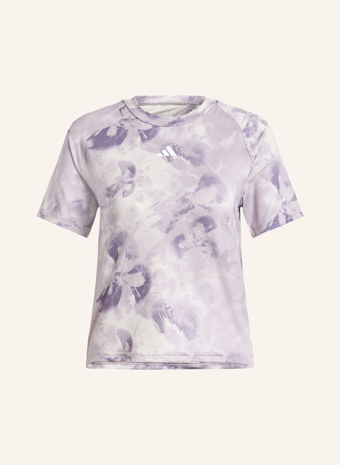 Adidas T-Shirt Train Essentials Aop rosa von Adidas