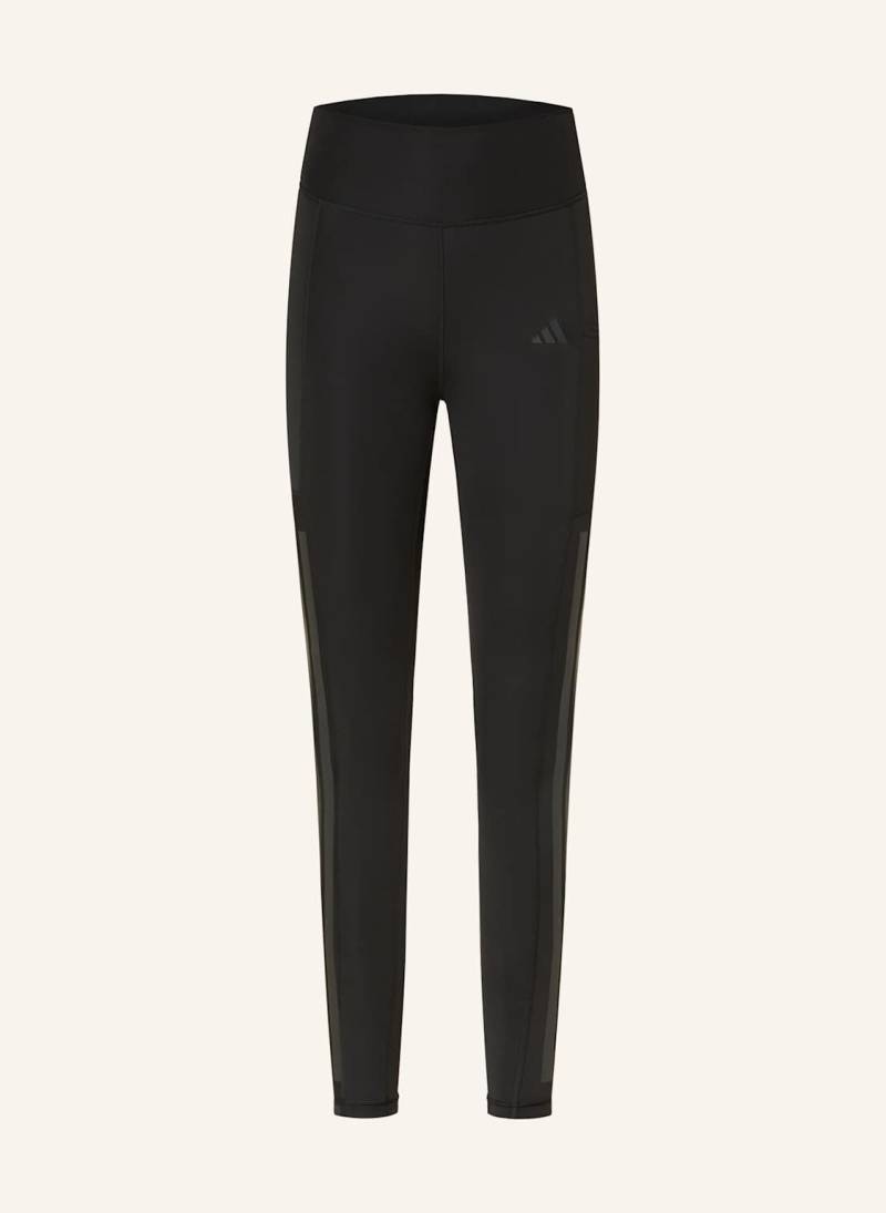Adidas Tights Optime 3-Stripes schwarz von Adidas
